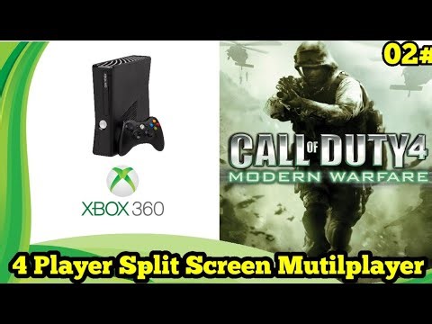 Xbox 360 Call of Duty 4 Modern Warfare 4 Player Split Screen Multiplayer 02
