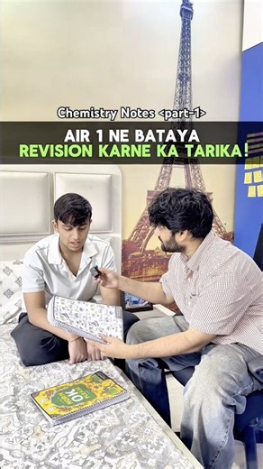 NEET AIR 1 Reveals His Revision Technique + Chemistry Notes 📚 | Must Watch!