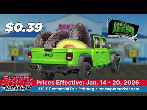 Weekly Ad Jan 14-20 | Ron's Supermarket | Pittsburg, KS