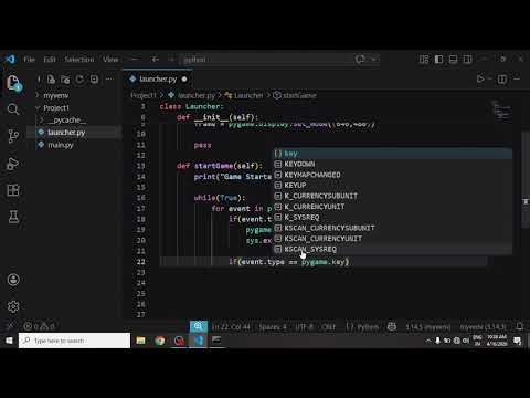 Handling events - Pygame