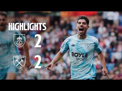 Burnley 2-2 West Ham | Championship Highlights