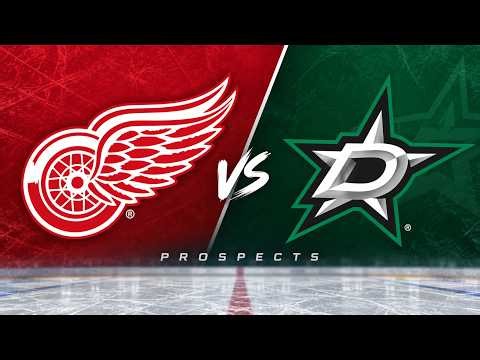Red Wings Prospects BEAT Dallas! 🚨 4-3 Comeback & Shootout Win | ALL Detroit Goals