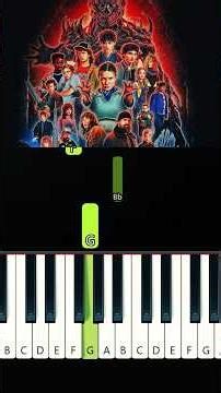 Stranger Things 5 Finale - Ending Scene - Kids/Adults (EASY Piano Tutorial)