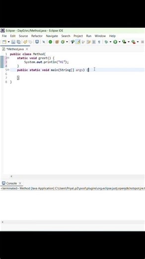 Learn Methods in Java |Next part coming soon👀#java #shorts #shortsfeed #programming #gaming#bgmi