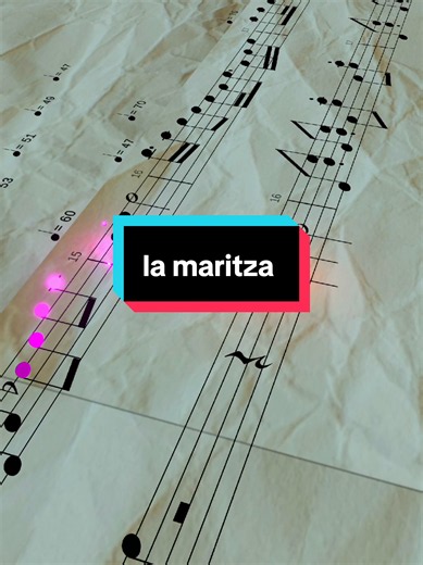 La Maritza piano sheet music - Sylvie Vartan cover
