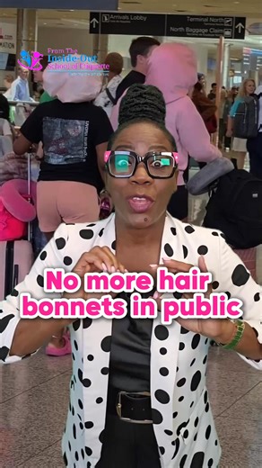 Visit https://jointhepolishedsociety.com to get exclusive access to the membership that teaches you how to speak with confidence, connect with ease, and make a polished impression in every room. If you slept in it, it doesn’t belong outside. Wearing a hair bonnet in public is sending a message, whether you realize it or not. We communicate nonverbally all day, and that bonnet often signals a lack of care, intention, or readiness. And yes, people notice. Taking a moment to remove it, style your h