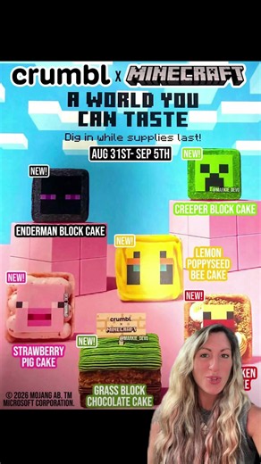 Lowest effort Minecraft Collab at Crumbl! @Crumbl @Crumbl Canada @OREO @Minecraft @Minecraft by Gamelancer @XBOX @PlayStation @Nintendo of America #Minecraft #crumbl #crumblspoiler #xbox #playstation @Markie_devo