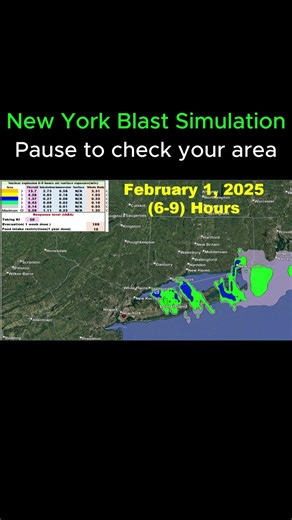 New York February fallout simulation