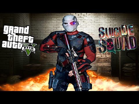 Watch Deadshot unleash total chaos in this epic GTA 5 Suicide Squad mod!