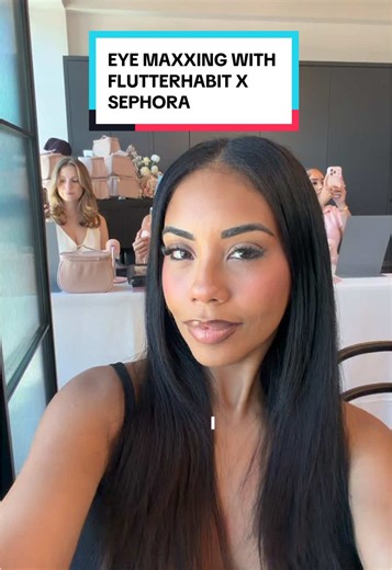The art of Eye Maxxing ✨ Spent the sweetest morning with @flutterhabit x @Sephora learning how to enhance and elevate the eyes during an intimate masterclass with celebrity makeup artist @Elisa Bailon . From learning new beauty techniques to falling in love with FlutterHabit’s pre-glued lashes, it was such a beautiful experience. Even better, you can now find FlutterHabit at Sephora. 🤍 #flutterhabit #sephora #eyemaxxing #makeupmasterclass #nycinfluncer