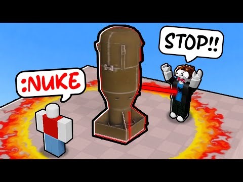 Trolling With INFINITE NUKES in Roblox Blind Shot..