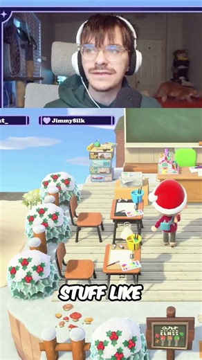 ACNH Filler Build: & Outdoor Art Class Classroom Reveal! #shorts