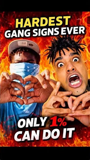 Hardest Gang Signs Only 1% Can Actually Do