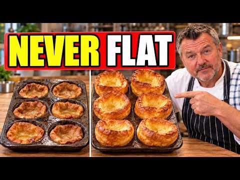 Yorkshire Pudding Recipe — Pub Trick To Make It Tall Every Time