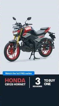 3 reasons to buy one | Honda CB125 Hornet 2026 FAQ #02