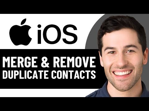 HOW TO MERGE AND REMOVE DUPLICATE CONTACTS ON IPHONE 2026! (FULL GUIDE)