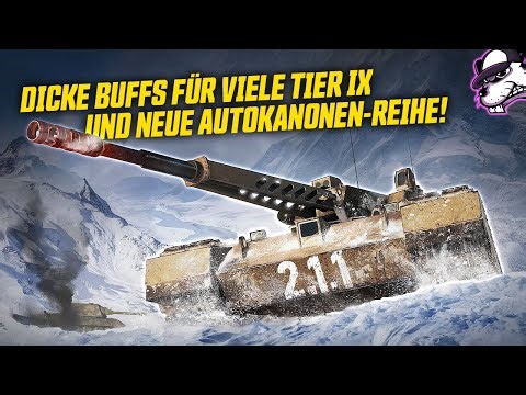 Patch 2.1.1 | Big buffs for many Tier XI tanks and a new autocannon series! [WoT - NEWS]