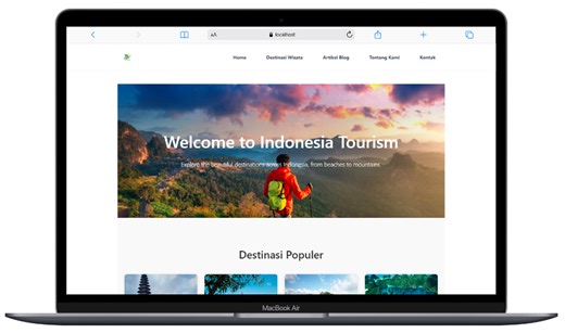 🏝️ Web Destinasi Wisata – Grav CMS