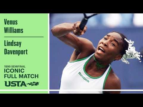 Venus Williams vs. Lindsay Davenport Iconic Full Match | 1999 US Open Semifinal