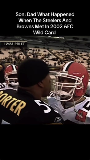 Steelers Vs Browns 2002 Wild Card Matchip Was Intense #pittsburghsteelers #clevelandbrowns #nfl #footballtiktok #nflplayoffs