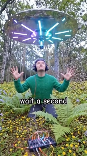 He Listened to Plants… Then the Aliens Dropped the Beat 🛸🌿 #subscribe