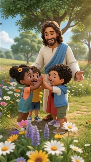 Jesus Loves Me 🌟 | Kids Bible Song | Nursery Rhymes & Christian Songs for Children | Happy Bees TV