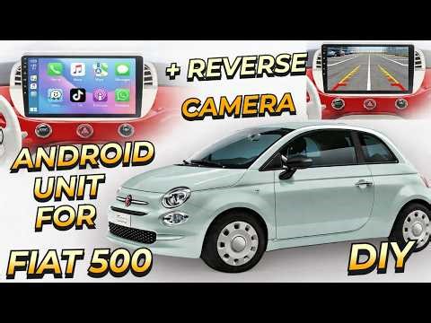 Fiat 500 Android Head Unit and Reverse Camera Installation Tutorial Asure