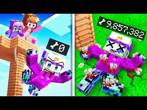 Breaking EVERY SINGLE BONE in Minecraft!