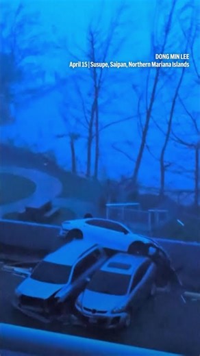 Super Typhoon Sinlaku continues to impact US islands in the Pacific