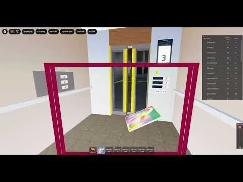 Roblox 2x Hitachi Scenic elevator at TRR Roblox Star Line