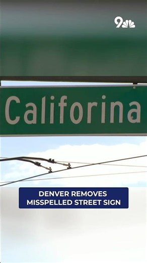 Denver moves to fix street sign typo