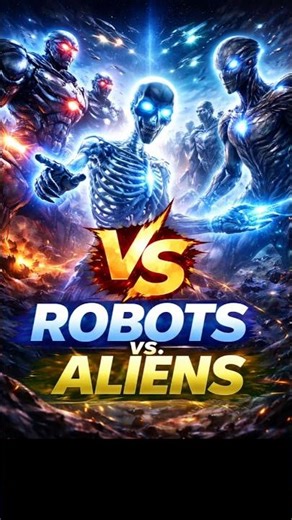 Aliens vs Robots ⚡ Final Battle! #robotvsalien #scifi #futurebattle #shorts