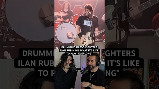 Ilan Rubin describes what it feels like playing Everlong with Foo Fighters
