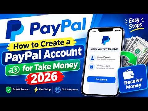 How to Create a Personal #PayPal Account in Minutes 2026 | Step-by-Step Tutorial for Beginners