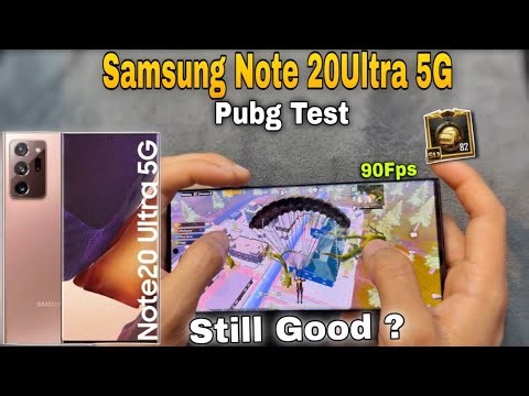 Samsung Note 20Ultra 5G Pubg Test 🥶😱 | Note 20 Ultra 5g pubg fps test | battery & gyro test