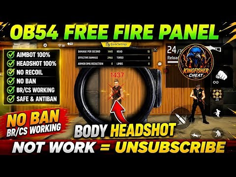 Free Fire Panel Mobile 🔥 FF Antiban Panel OB54 | Free Fire Hack New 😈 FF Injector 2026 | FF Panel