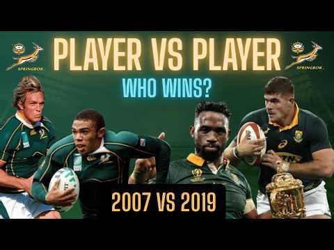 2007 Springboks vs 2019 Springboks | Player by Player Comparison 🏆 Who Was Better?