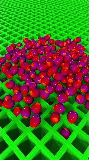 Why This Sphere Simulation Is So Satisfying #physics #satisfying #shorts