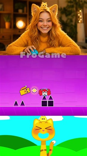 My Sprunki OC Geometry Dash Challenge | Poppy VS Ninimo Vs Hatsune Miku