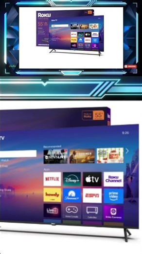 Roku Smart TV 2025 – 55-Inch 4K HDR TV