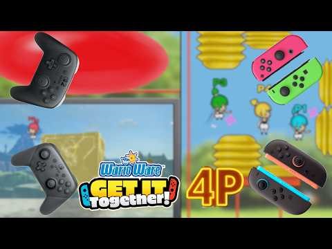 WarioWare: Get It Together! – 4Player Variety Pack! #nintendo #nintendoswitch2 #warioware