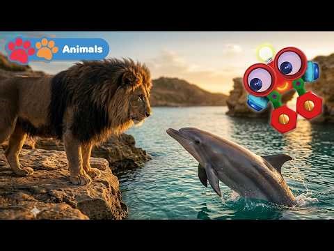 Don't Read Books | Do This Instead to Learn Animals | Robi the Robot