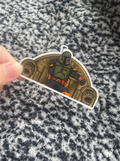 Boba Fett Vinyl Sticker - Etsy