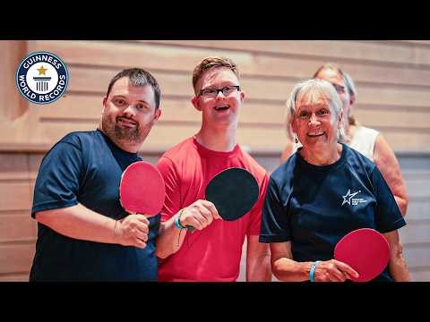 Pongfinity Are Table-Tennis Record-Breakers | Guinness World Records