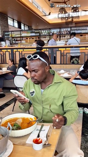 One Phone Distraction Ruined His Lunch 😱