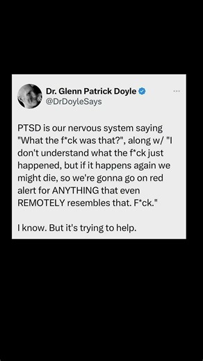 ptsd is the brain protecting you | Subscribe for more #motivation 😊👍