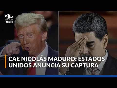 URGENTE: Donald Trump anuncia captura de Nicolás Maduro tras ataque "a gran escala" en Venezuela
