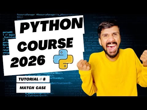 Match Case in Python Tutorial for Beginners 🔥 | Python Switch Case Explained with Examples