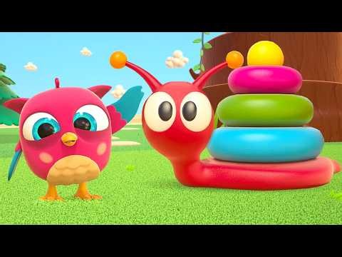 🔴 Learning videos & cartoons for babies with baby toys. Hop Hop the Owl baby cartoon