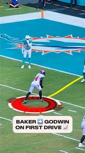 This Chris Godwin route 🔥 📺: #TBvsMIA on FOX #chrisgodwin #bakermayfield #touchdown #nfl